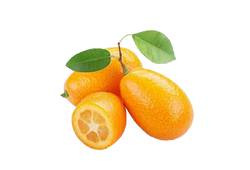 Calamondins, petits agrumes oranges, fruit en C