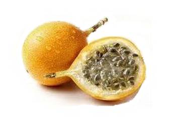 Gros plan sur la pulpe juteuse et les graines d'une grenadelle