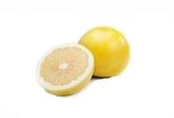 Pamplemousse rose coupé, agrume en P