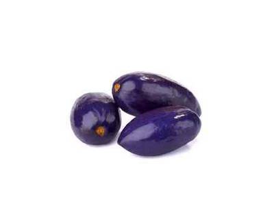 Dacryodes (Safou) violets, fruit en D